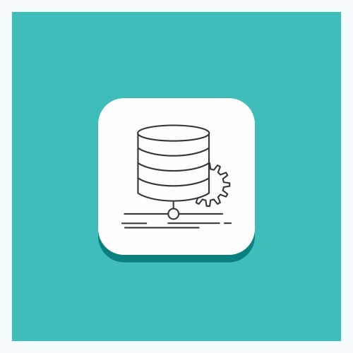 Round button for algorithm chart data diagram vektorbild