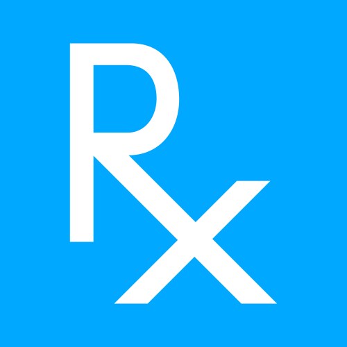 Rx icon Royalty Free Vector Image - VectorStock