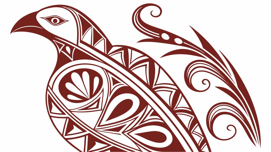 Tribal Hawk Art - Native American Symbol – Royalty-Free Vector ...