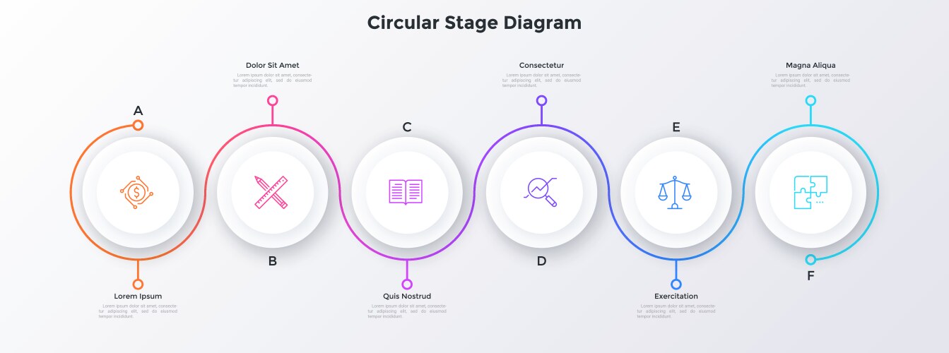 modern infographic banner vector image