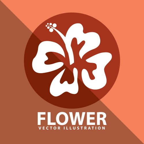 Red flower icon Royalty Free Vector Image - VectorStock