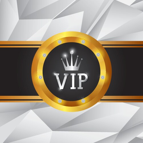 Vip Royalty Golden vip seal Royalty Free Vector Image - VectorStock