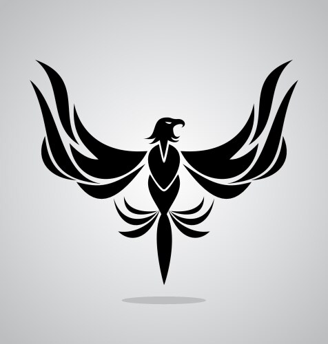 Hawk bird tribal Royalty Free Vector Image - VectorStock