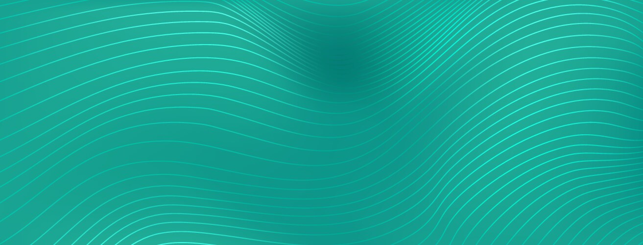 Abstract blue background with white wave lines Vector Image