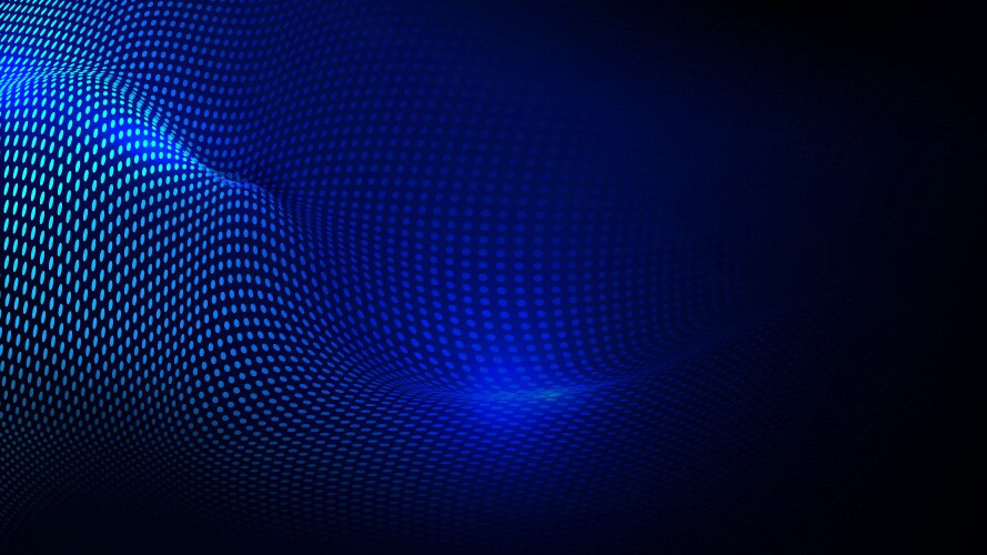 Dynamic Particle Wave Background vector image