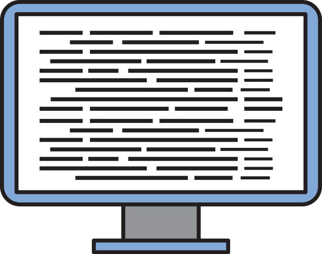 Programming and coding concept website development vector image