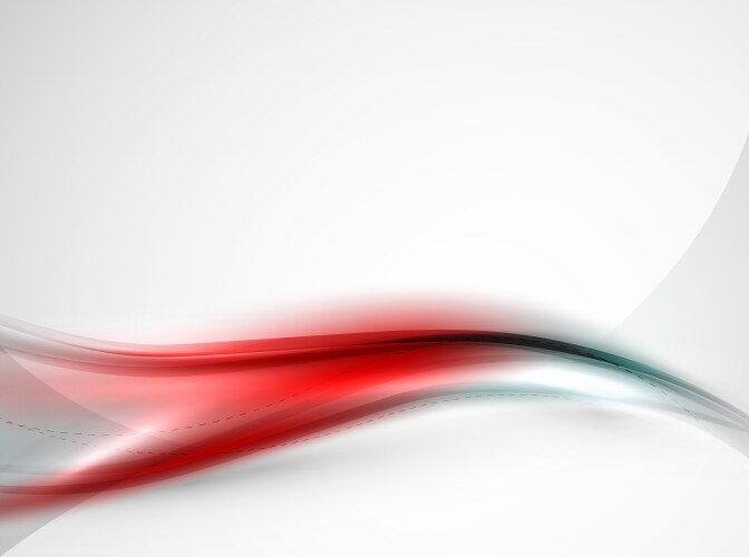 Red wave abstract background Royalty Free Vector Image