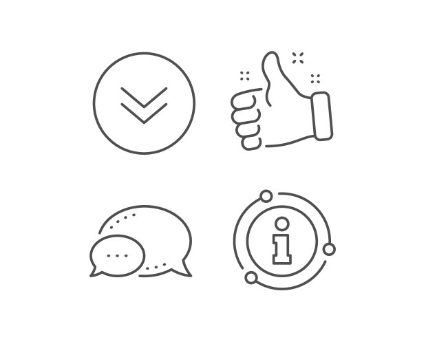Scroll down button line icon scrolling screen vektorbild