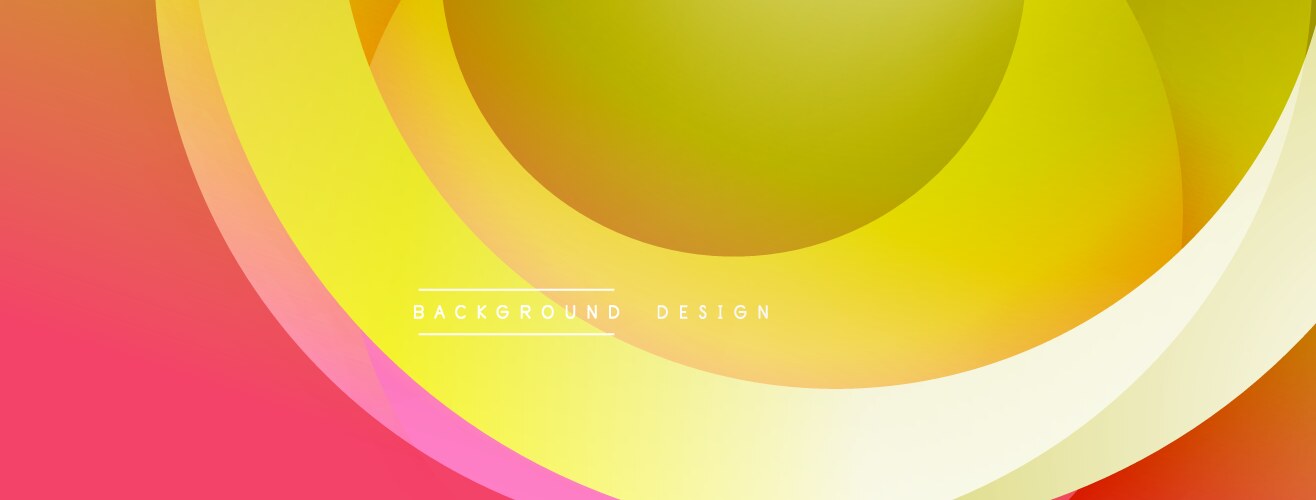 Abstract colorful layers create dynamic visual vector image
