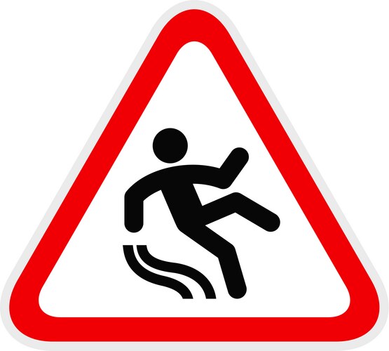 Triangular warning hazard symbol Royalty Free Vector Image