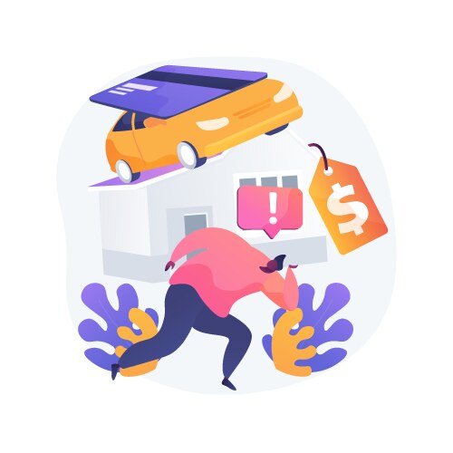 Debt Royalty Free Vector Image - VectorStock