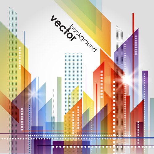 Night neon city Royalty Free Vector Image - VectorStock