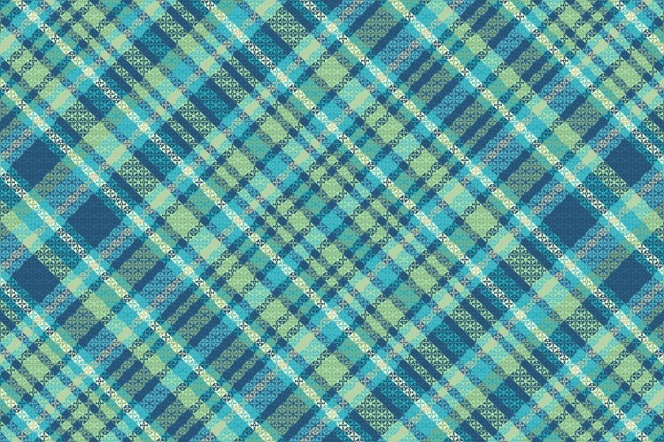 Tartan plaid pattern with texture and summer color vector image