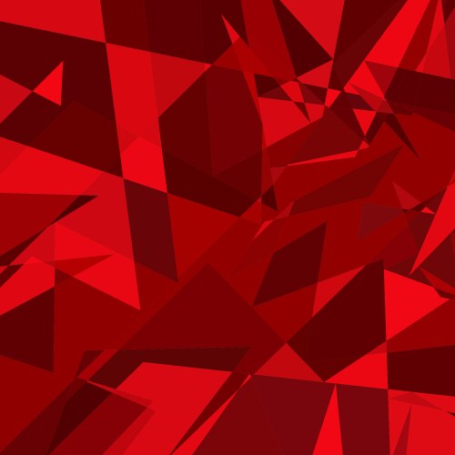 Abstract red geometric triangle background Vector Image