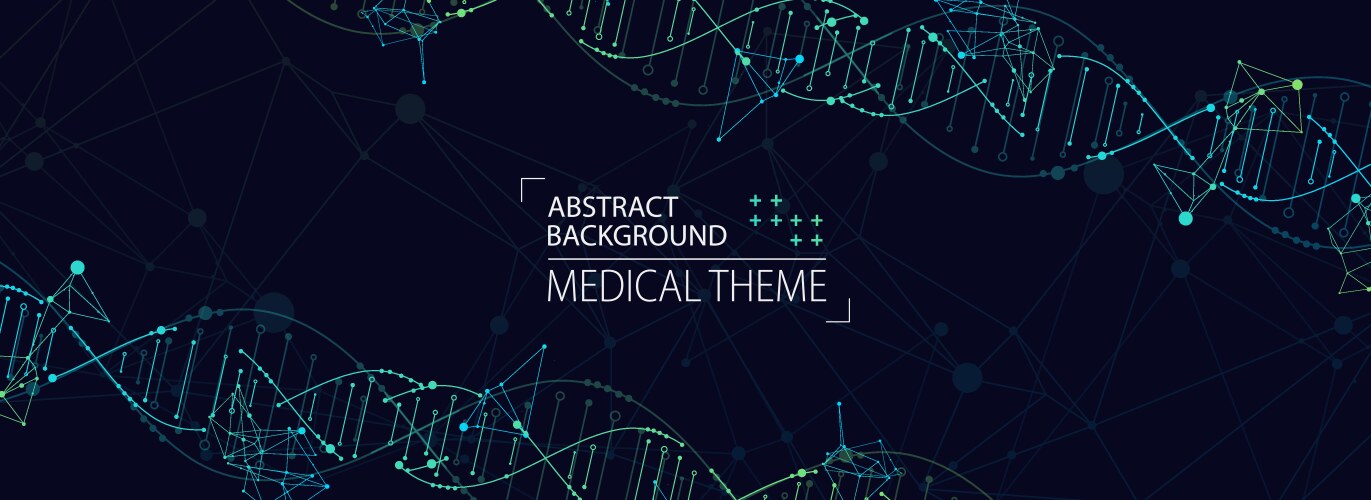 science template abstract background with a 3d vector image