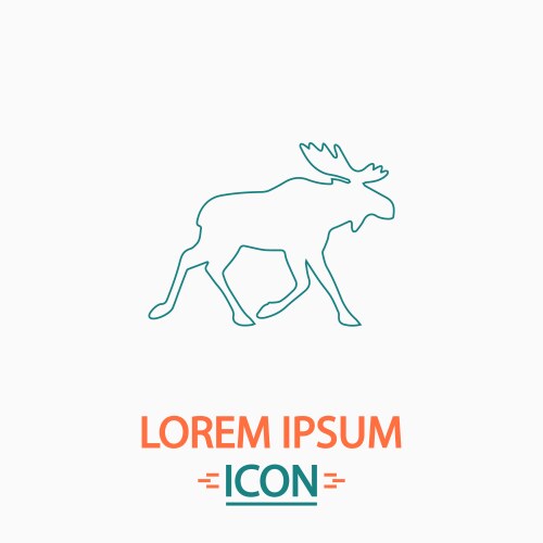 Computer Moose Vector Images (48)