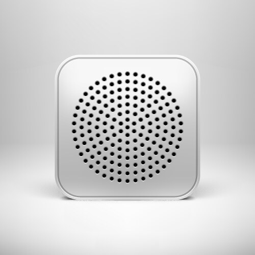 Technology blank app icon template Royalty Free Vector Image