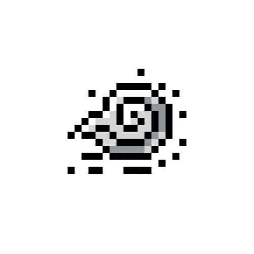 Lf l f pixel letter logo with digital shattered Vector Image