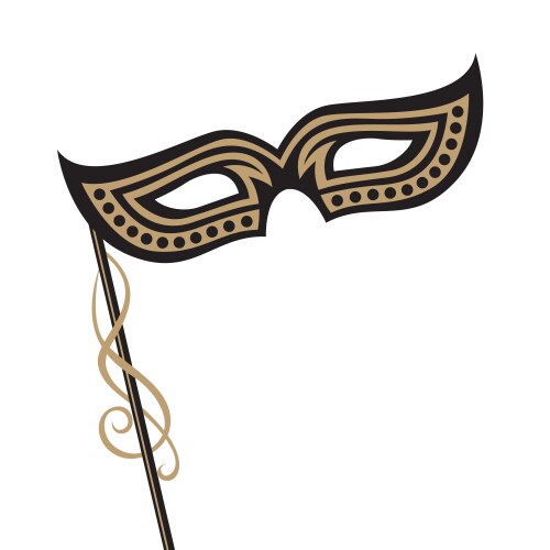 Carnival mask image vector image