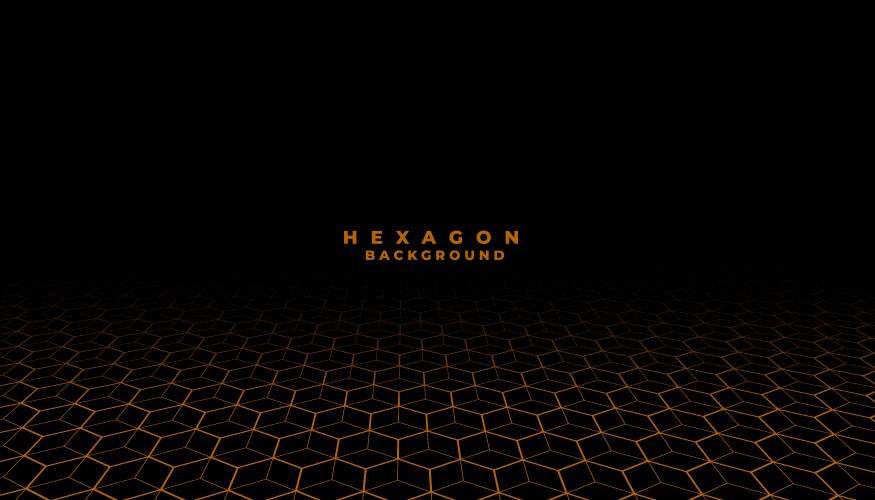 3d style hexagonal grid line pattern perspective vektorbild