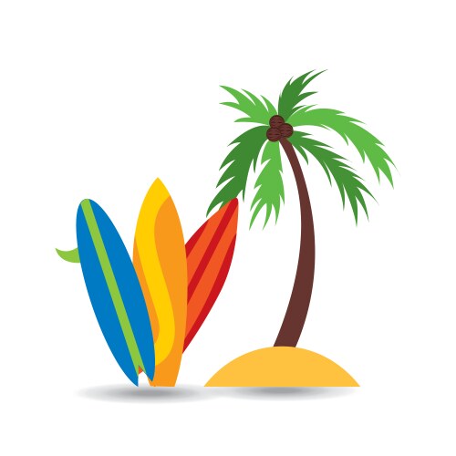 Sun summer isolated icon Royalty Free Vector Image
