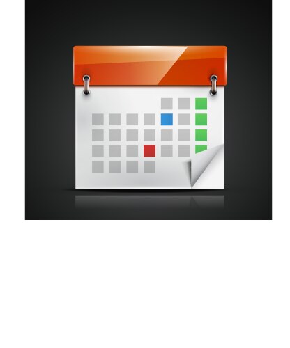Calendar Data & Charts – Royalty-Free Vector | VectorStock