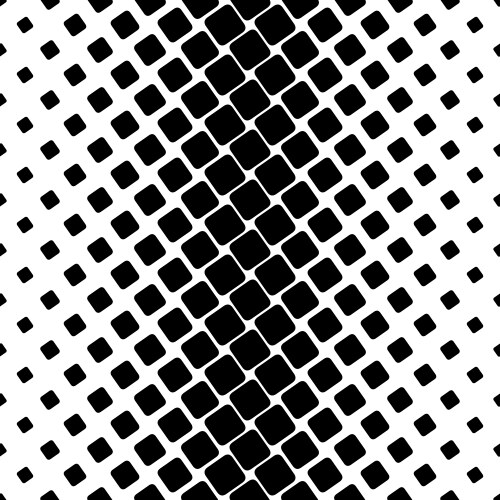 Monochromatic square pattern - abstract background vector image