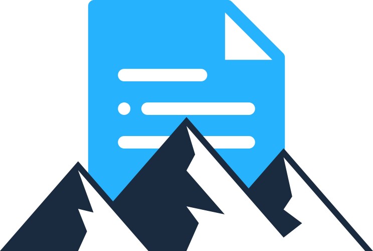 Document share logo icon design Royalty Free Vector Image