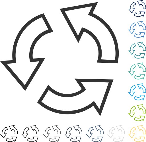 Recycle bin icon Royalty Free Vector Image - VectorStock
