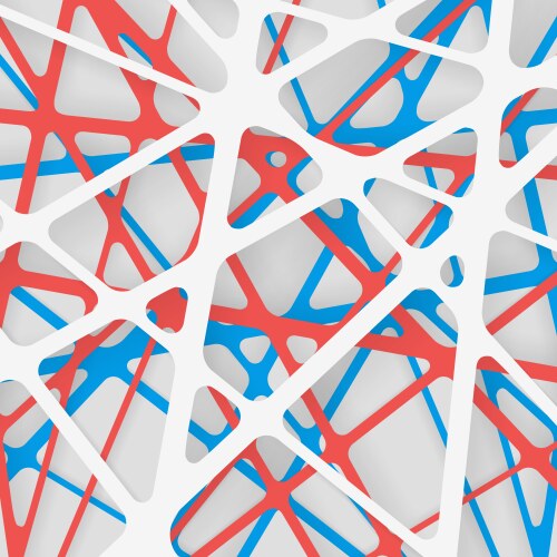 3d web with shadows abstract background eps10 vector image