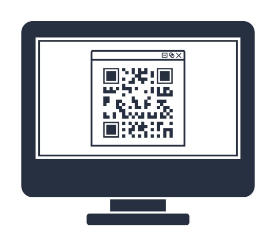 Scan qr code design vector image