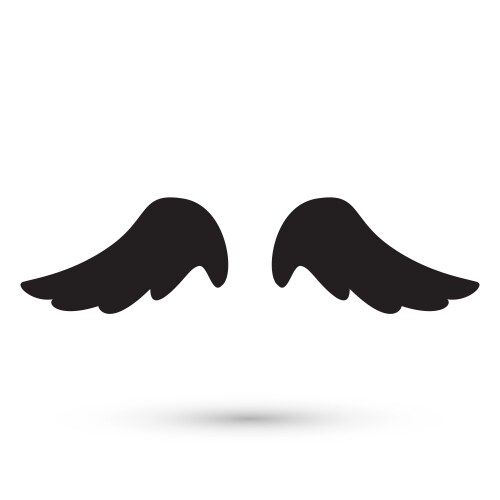 Angel wings icon Royalty Free Vector Image - VectorStock