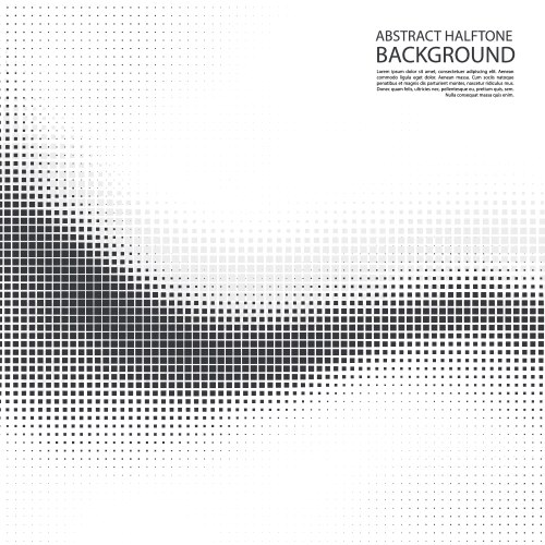 Dotted abstract background monochrome Royalty Free Vector