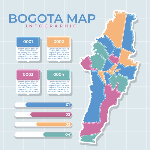Bogota Map Vector Images Over 620