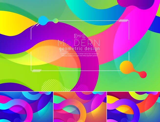 Modern abstract background vector image