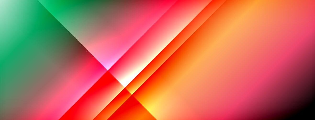 Dynamic shadow lines with gradient colors vector image