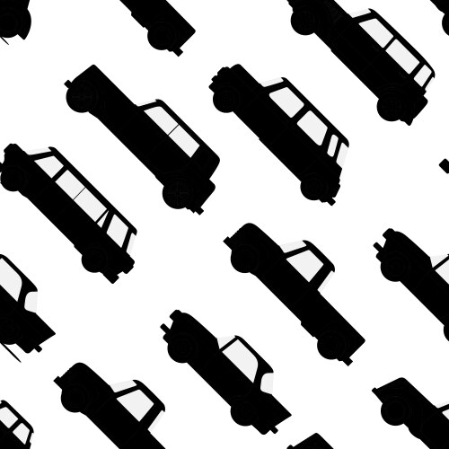 Car icon seamless pattern – Royalty-Free Vector | VectorStock