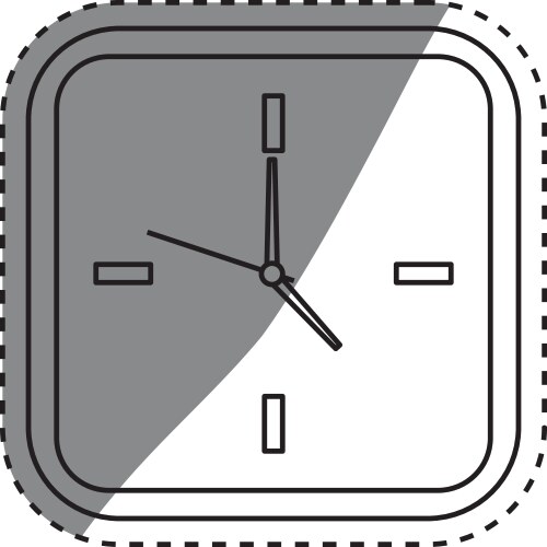 Time clock symbol Royalty Free Vector Image - VectorStock