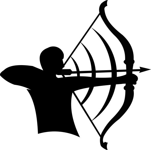 Archery logo Royalty Free Vector Image - VectorStock