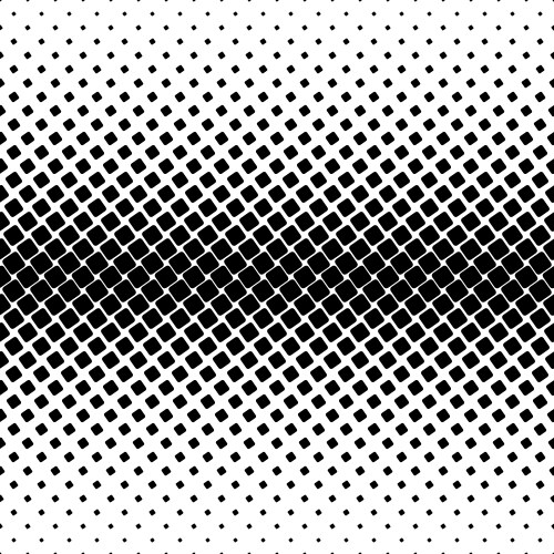Monochrome square pattern - abstract background vector image