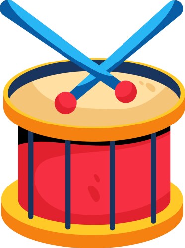 Snare drum Royalty Free Vector Image - VectorStock