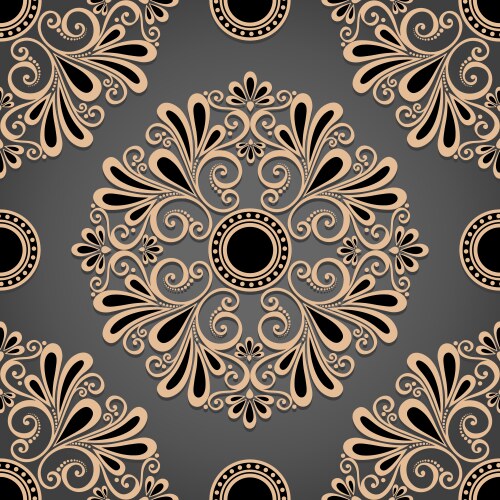 Vintage seamless pattern Royalty Free Vector Image