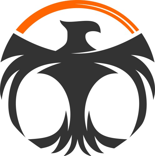 Synergy logo initial t Royalty Free Vector Image