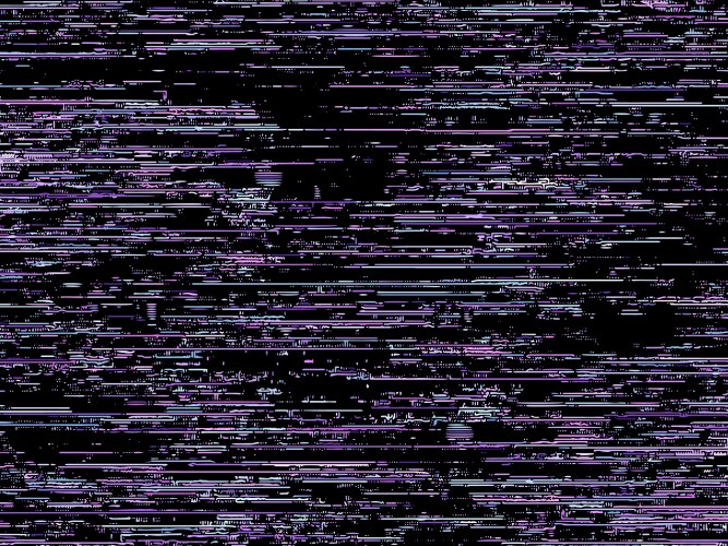 Geometric abstract bright violet pattern glitch vector image