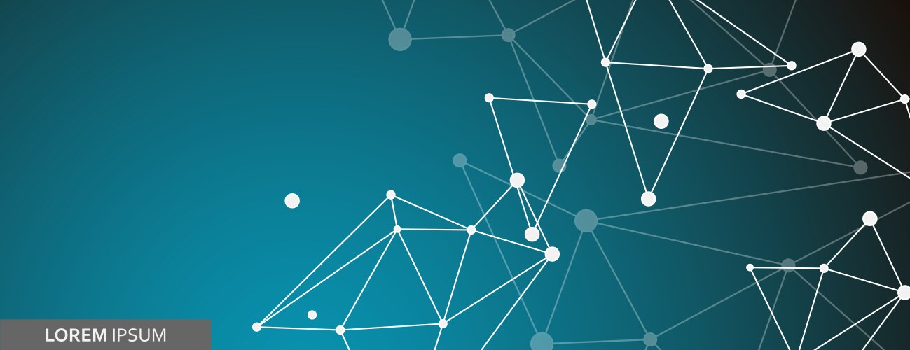 Graphic abstract background connect visualization vector image