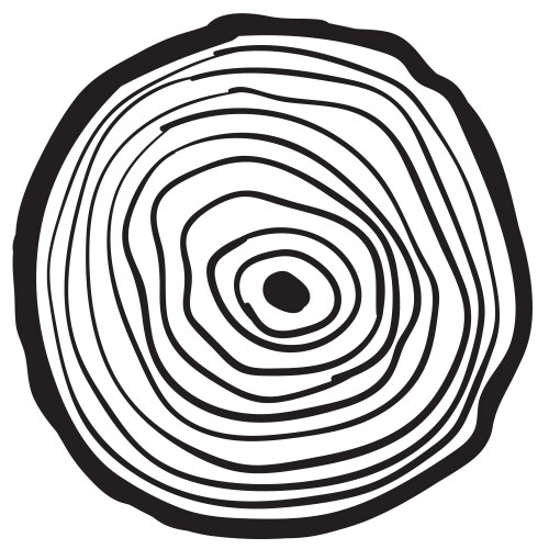 Wood log Royalty Free Vector Image - VectorStock