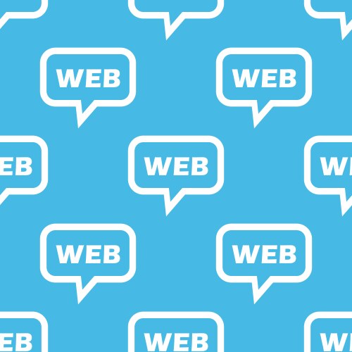 Web message pattern vector image