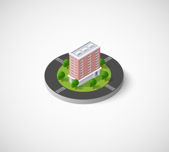 Isometric tree icon Royalty Free Vector Image - VectorStock