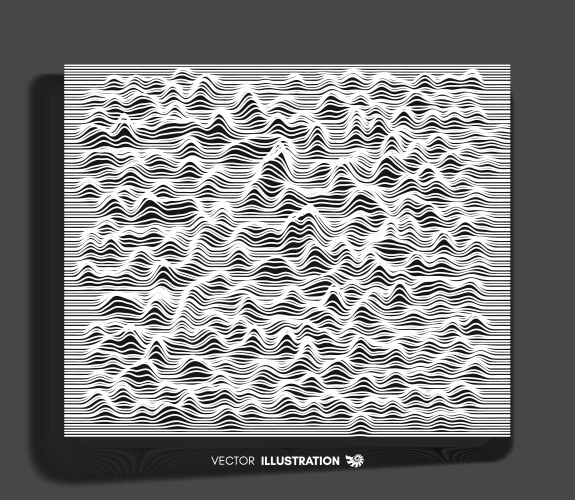 Abstract wavy background dynamic effect vektorbild