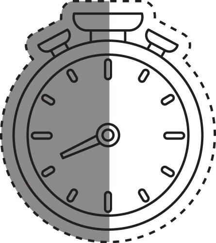 Time clock symbol Royalty Free Vector Image - VectorStock